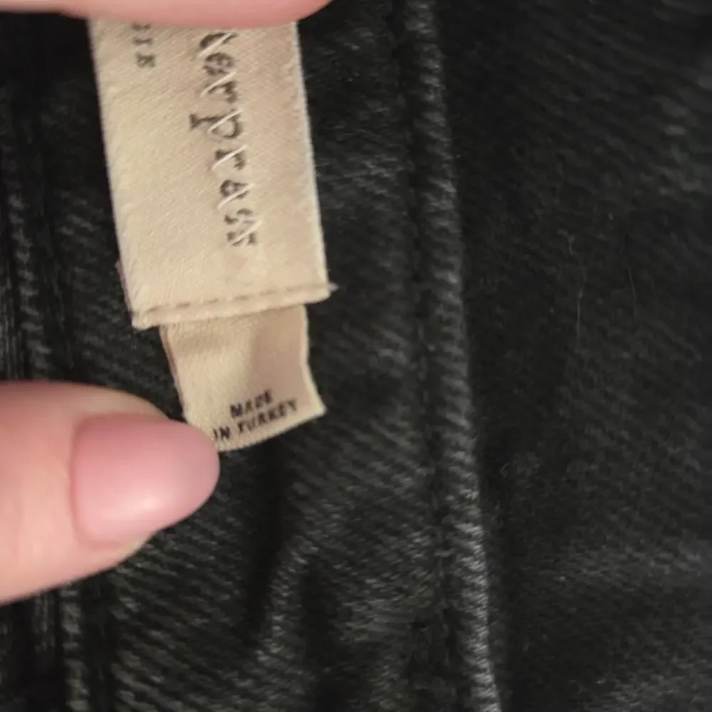 Pilcro and the Letterpress Anthropologie Button Up High Waist Denim Skirt